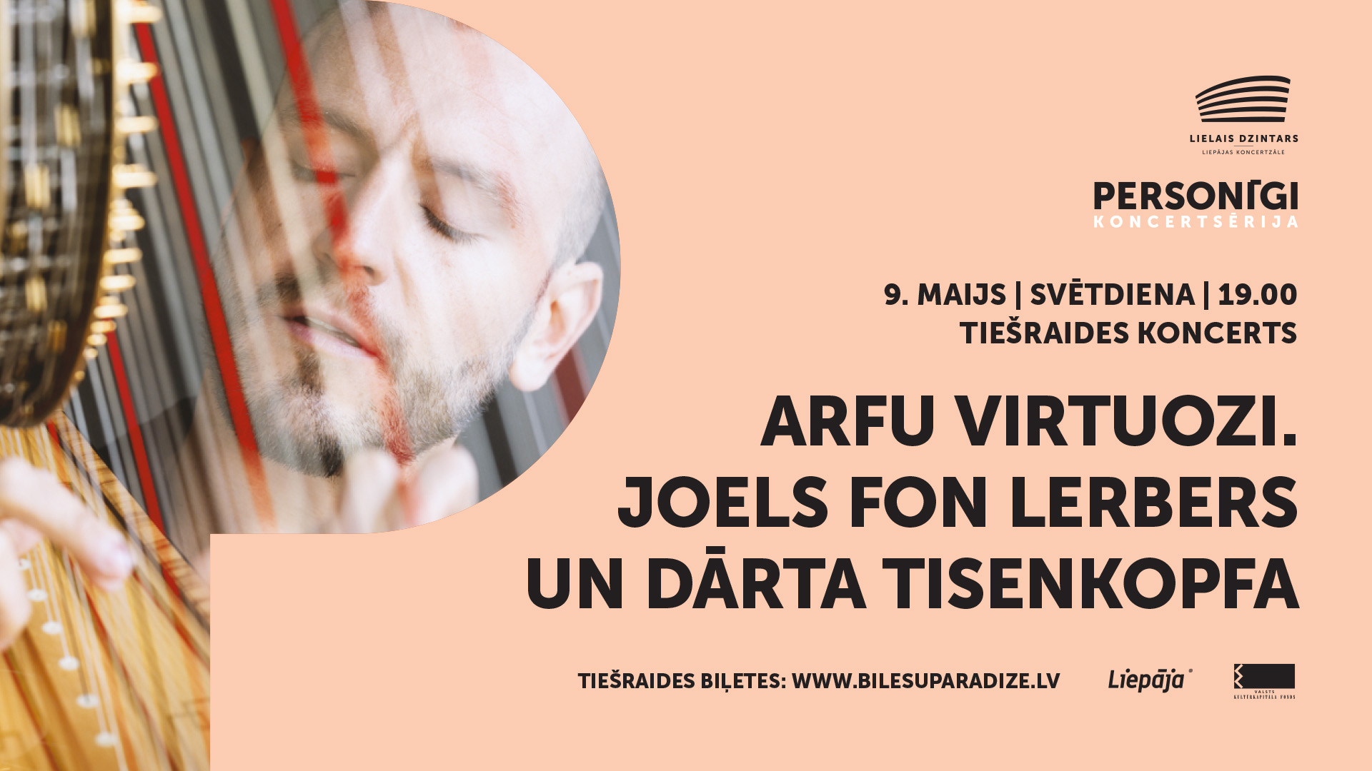 Mātes dienai veltītā koncertā iepazīstinās ar valdzinošo mūzikas instrumentu – arfu