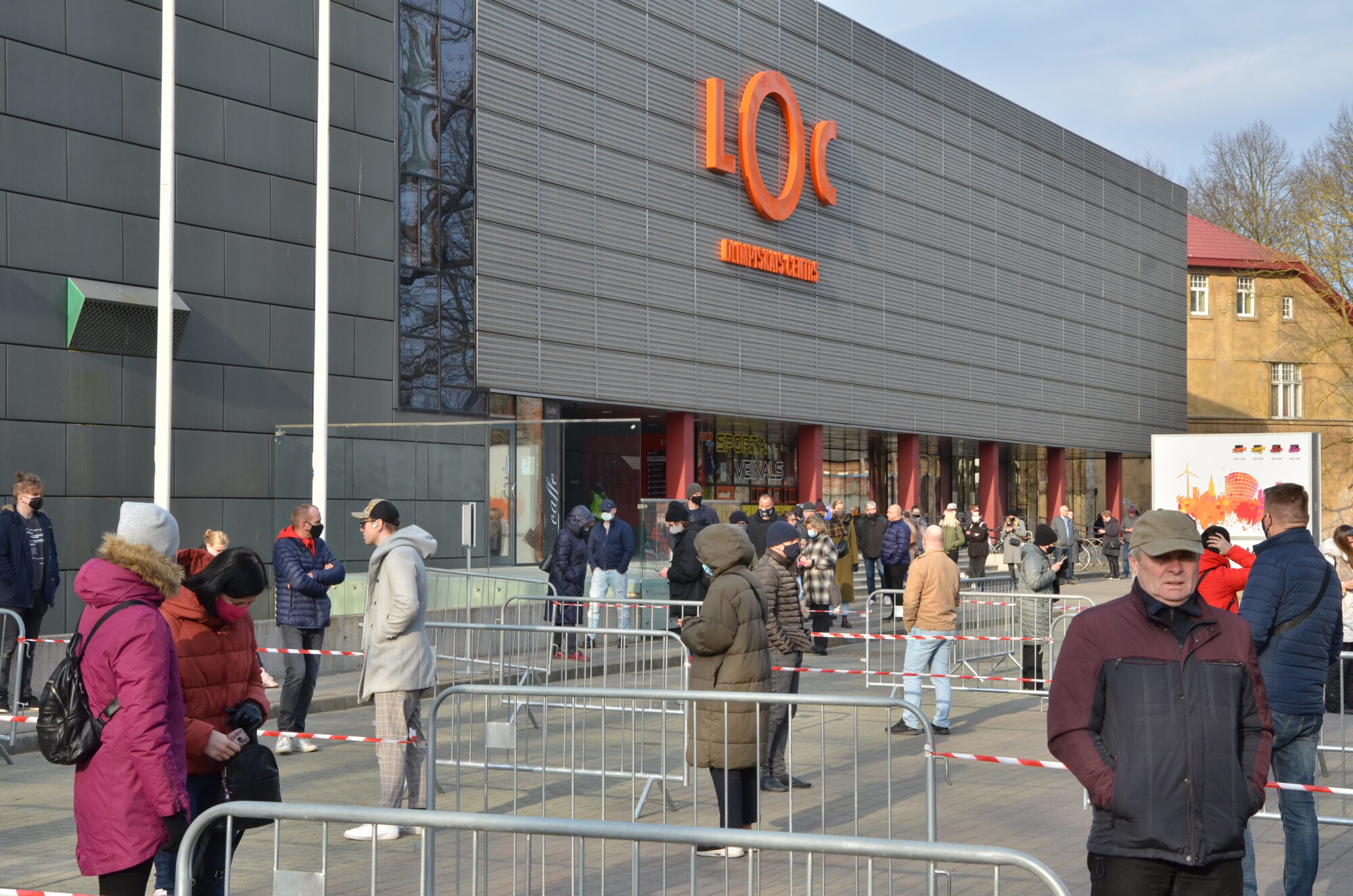 Liepājas Olimpiskajā centrā 1270 vakcinēto divās dienās