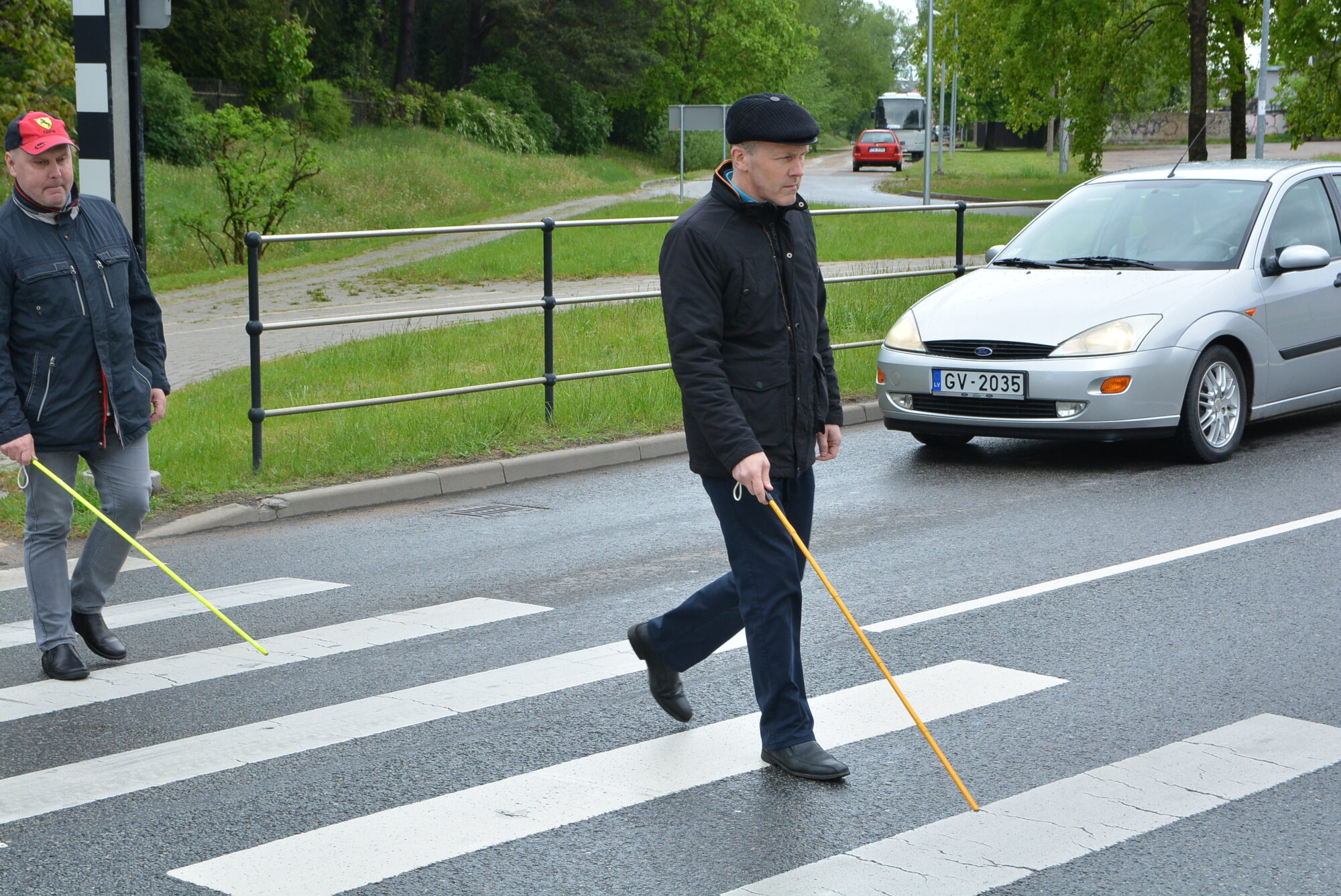 Eksperimenti ar dzelteno spieķi. Kuru vieglāk pamanīt – balto vai dzelteno?