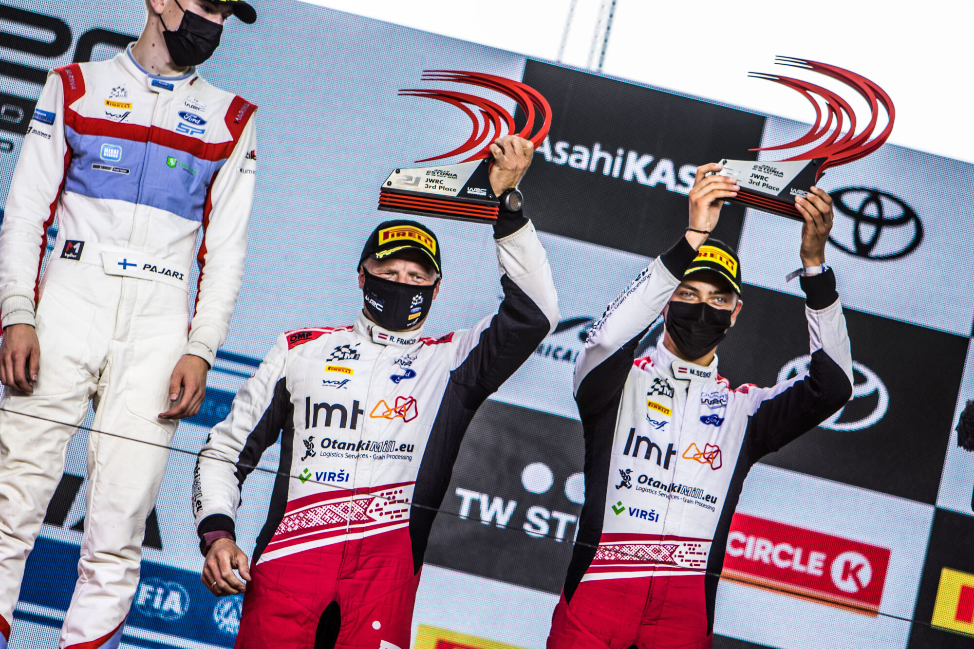 Seska ekipāža izcīna trešo vietu JWRC posmā Igaunijā