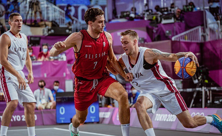 Latvija grauj Beļģiju un iekļūst olimpisko 3×3 basketbola sacensību finālā
