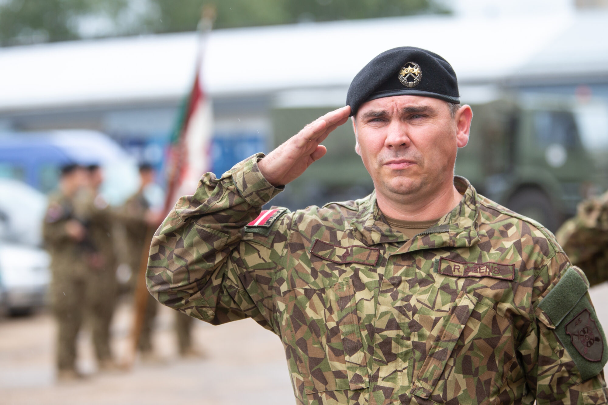 Rinats Ažēns – jaunais bataljona komandieris