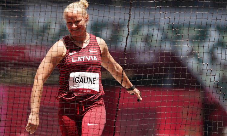 Laura Igaune olimpiskajā debijā iegūst 20. vietu vesera mešanā