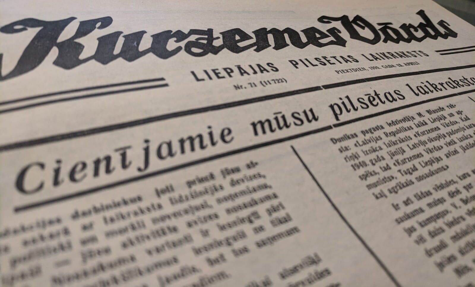 Vēstures līkloči “Kurzemes Vārdā”: Zemessargu sirdsdarbs