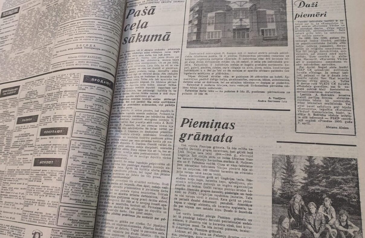Vēstures līkloči “Kurzemes Vārdā”: Ar “superbūdu” uz baznīcu
