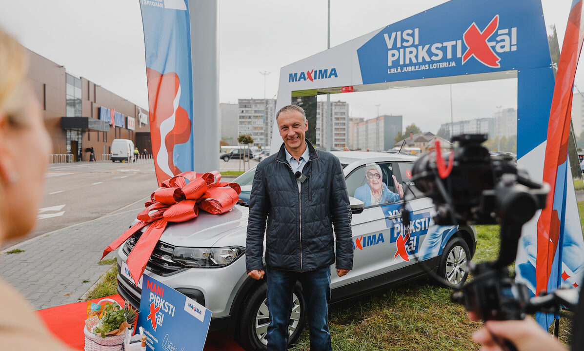 Jubilejas automašīnas laimētājs – liepājnieks