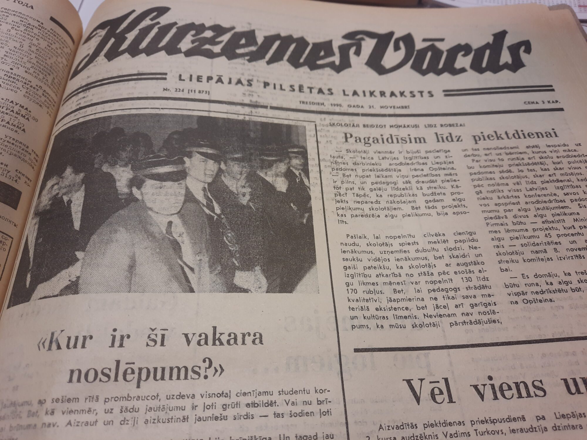 Vēstures līkloči “Kurzemes Vārdā”: Ceļu policiju apmānīt nevar