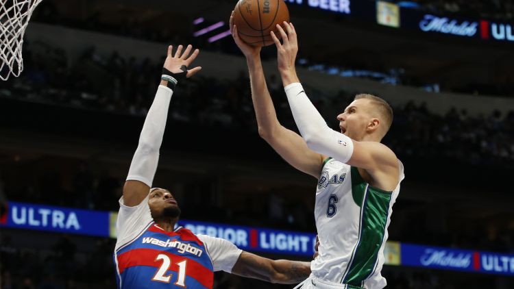 Porziņģim 13 punkti “Mavericks” zaudējumā Bertāna pārstāvētajai “Wizards”