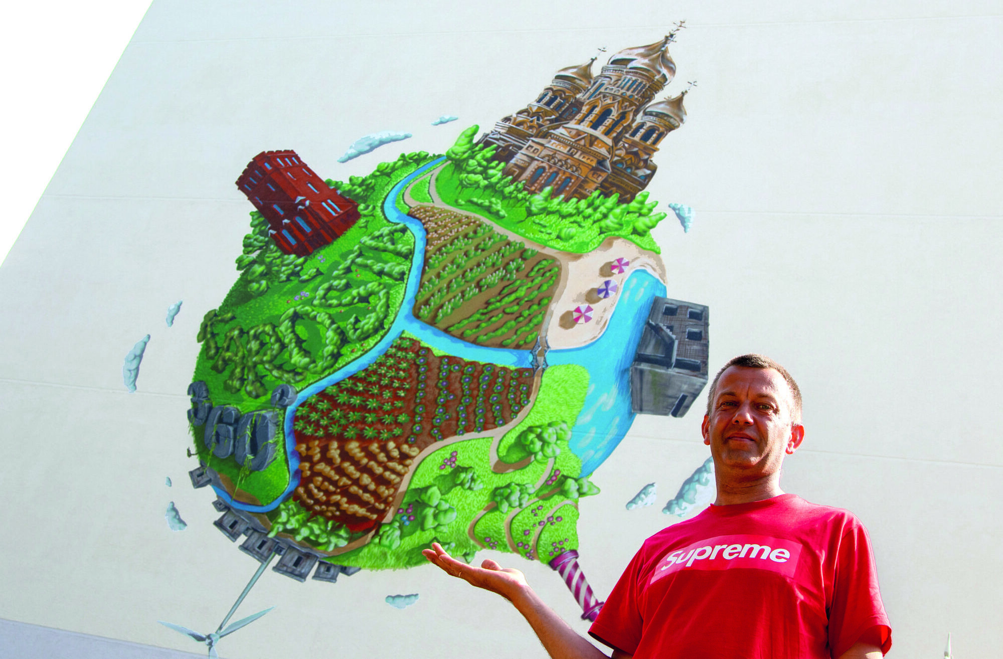 Grafiti mākslinieka Elementton lidojums