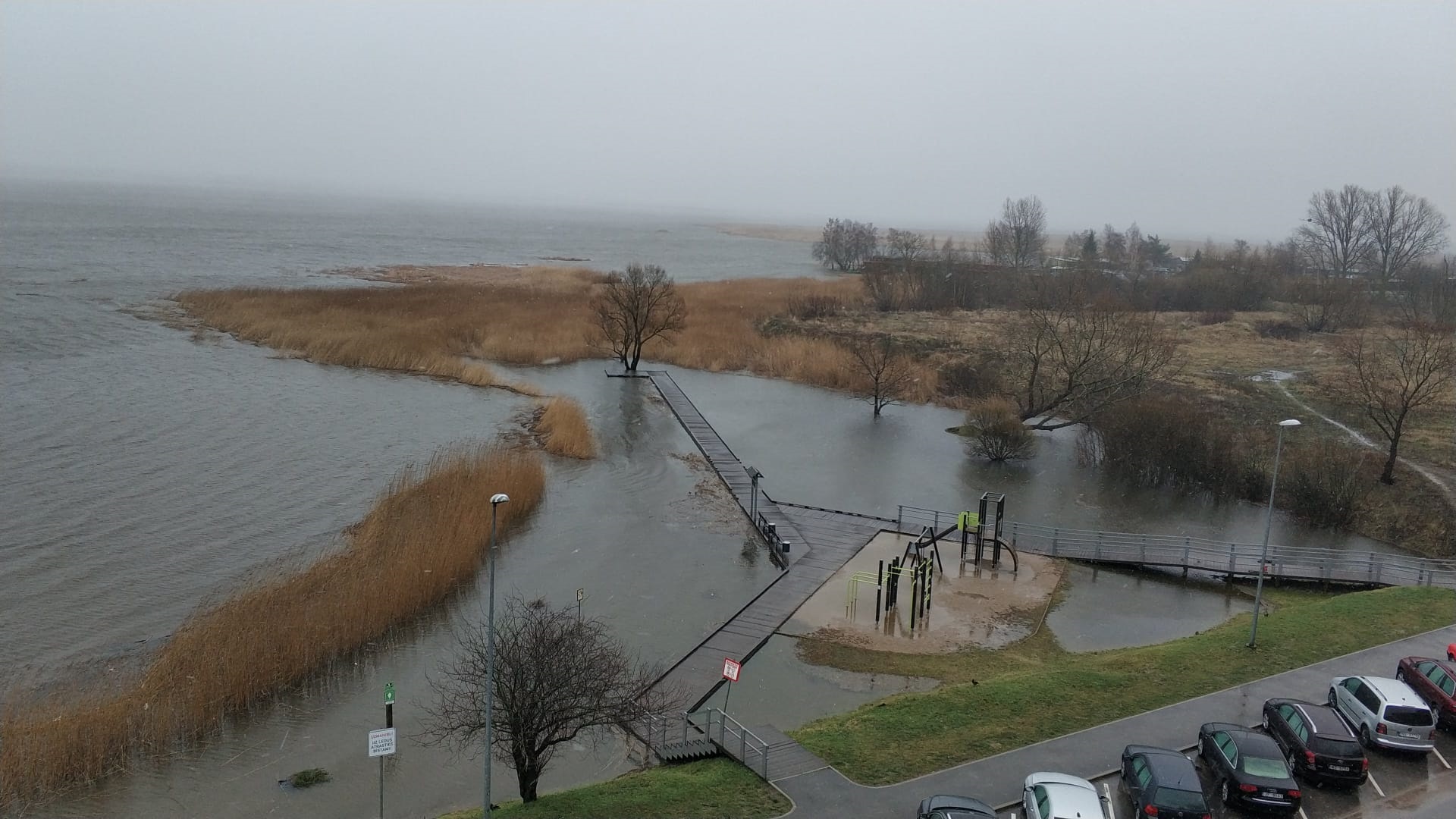 Vairākās Kurzemes upēs ūdens līmenis tuvojas pēdējo gadu augstākajai atzīmei