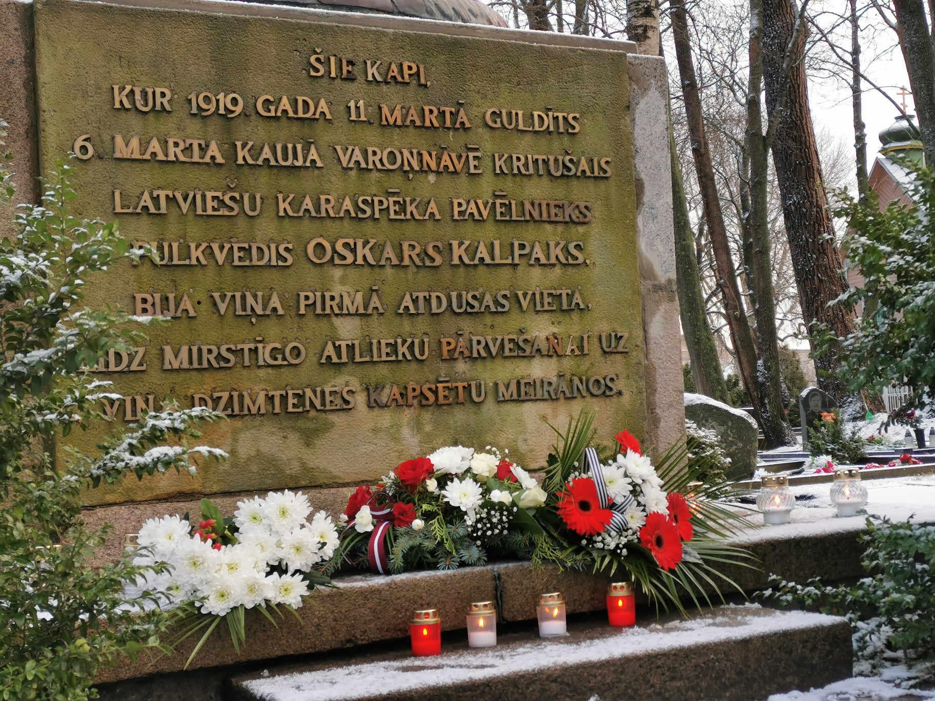 Godina pulkvedi Oskaru Kalpaku 140 gadu jubilejā