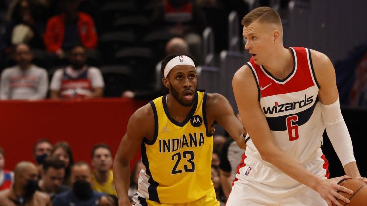 Porziņģis “Wizards” sastāvā debitē ar 25 punktiem un uzvaru