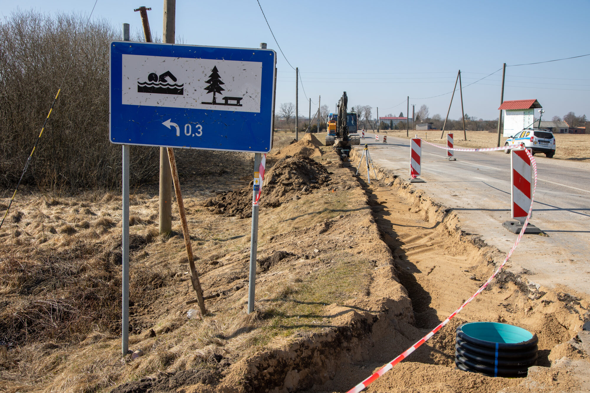 Uz Aizputes peldētavu izbūvēs gājēju un veloceliņu