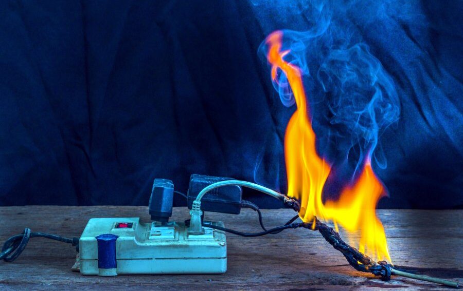 Svilst elektrisks aparāts, vadi un sodrēji