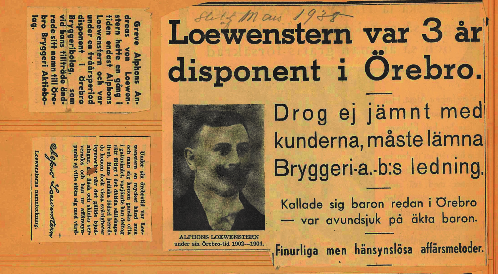 Barona Alfonsa mīkla. Kā ļoti pazīstamās vācbaltu dzimtas Levenšternu pārstāvis ieguva savu pasakaino bagātību