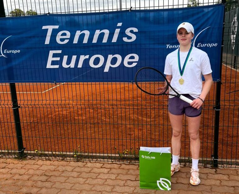 Liepājniece Marija Lauva triumfē starptautiskās tenisa sacensībās Igaunijā