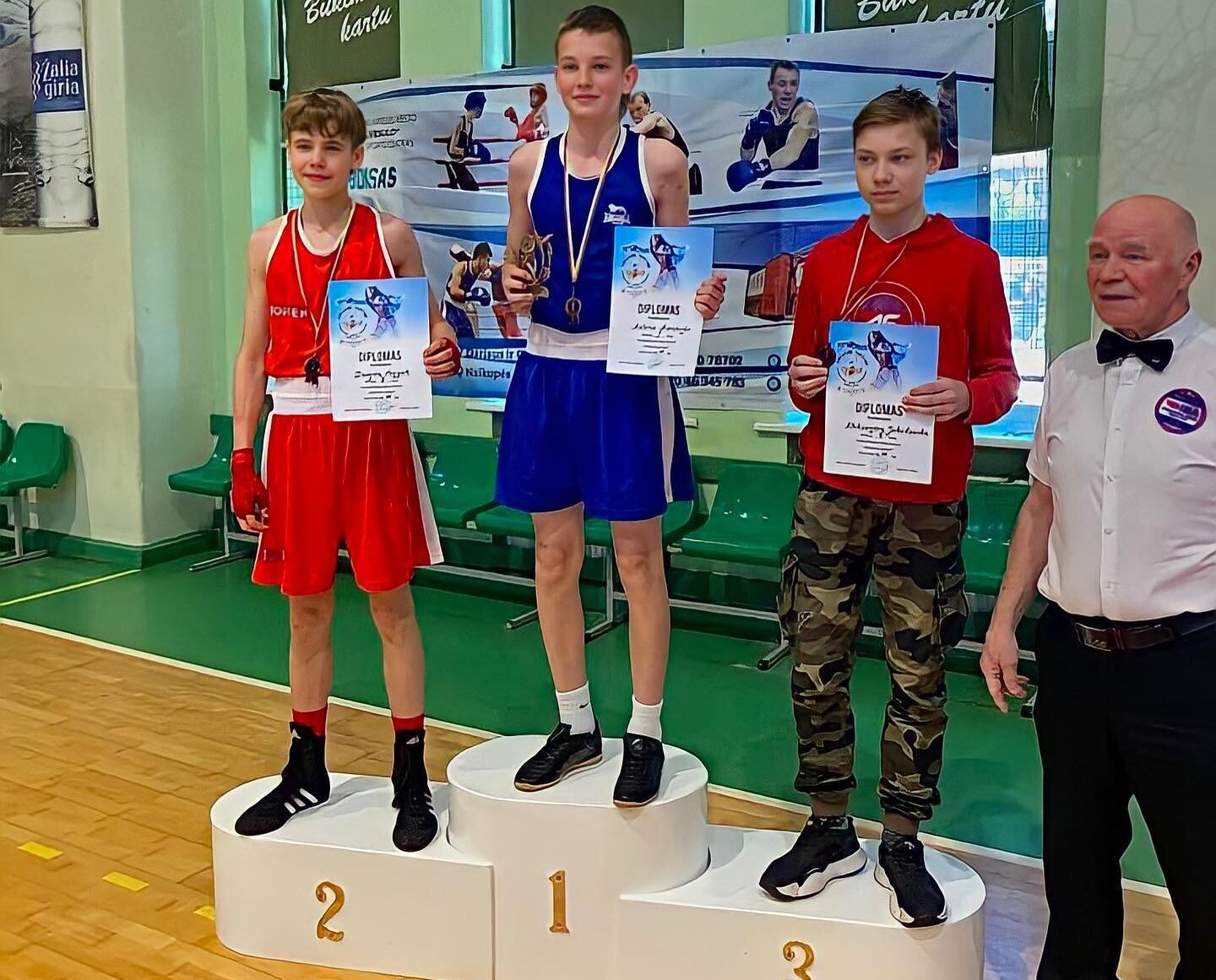 Zelts un bronza Liepājas bokseriem