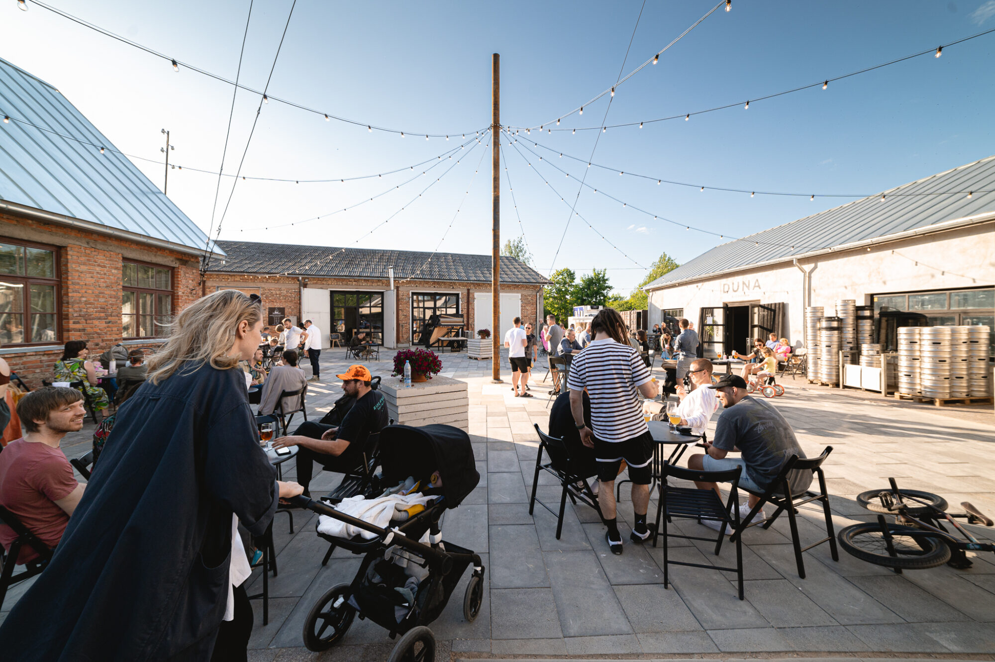 Kultūra alus darītavas pagalmā