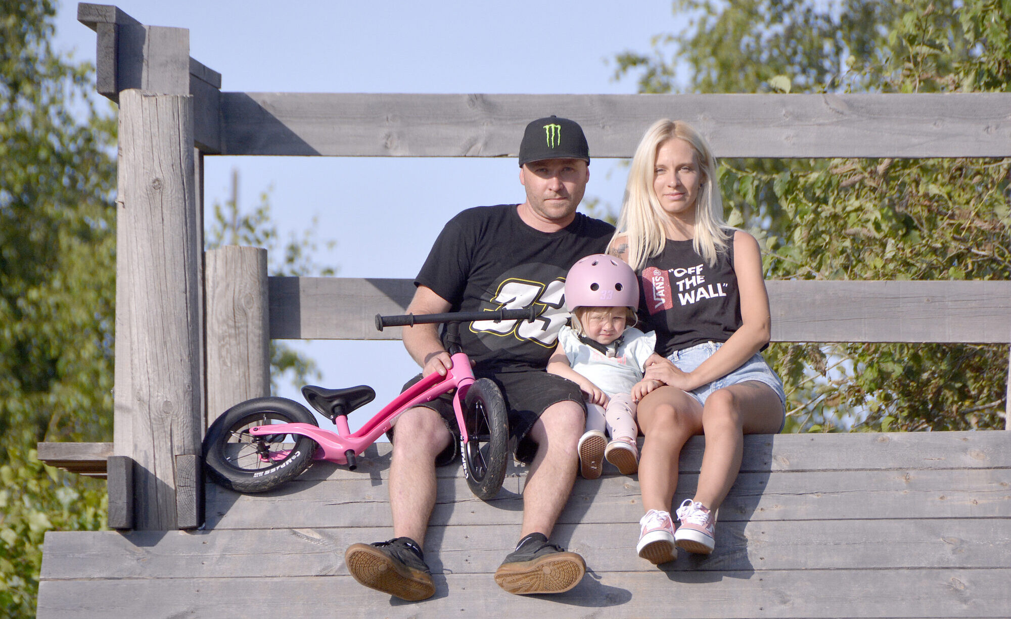 Ekstrēmo sporta veidu sacensību rīkotājs Mārtiņš Strazds uz velosipēda jau no divu gadu vecuma