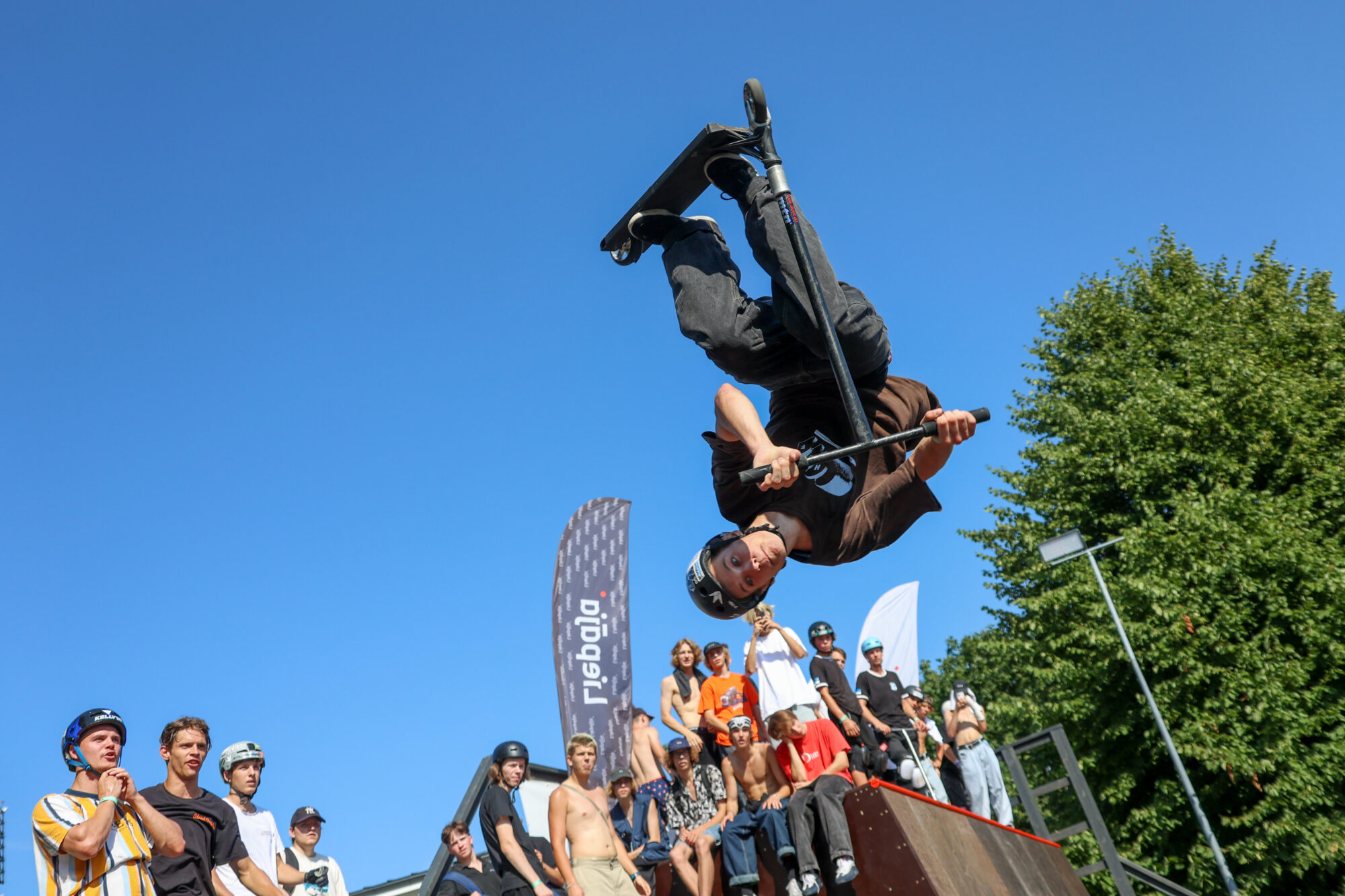 Skeitparks iztur festivāla eksāmenu