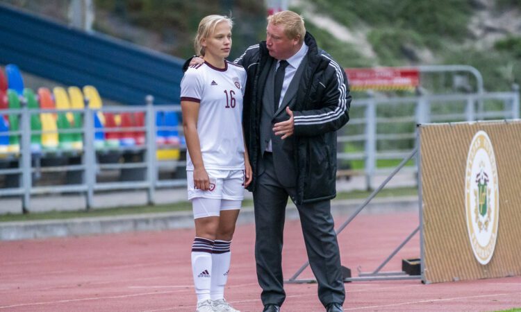 Latvijas sieviešu futbola izlasē trīs liepājnieces