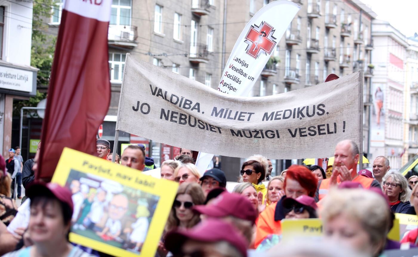 Mediķu arodbiedrība vienojas par atkārtota brīdinājuma streika rīkošanu 27. un 28. septembrī