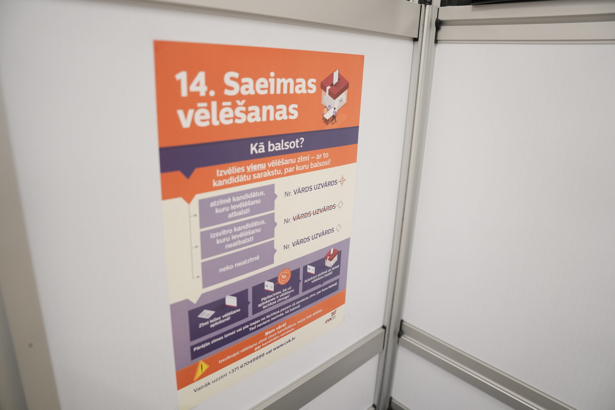 Saeimas vēlētāju aktivitāte pirmajā balss nodošanas dienā lielāka nekā pirms četriem gadiem