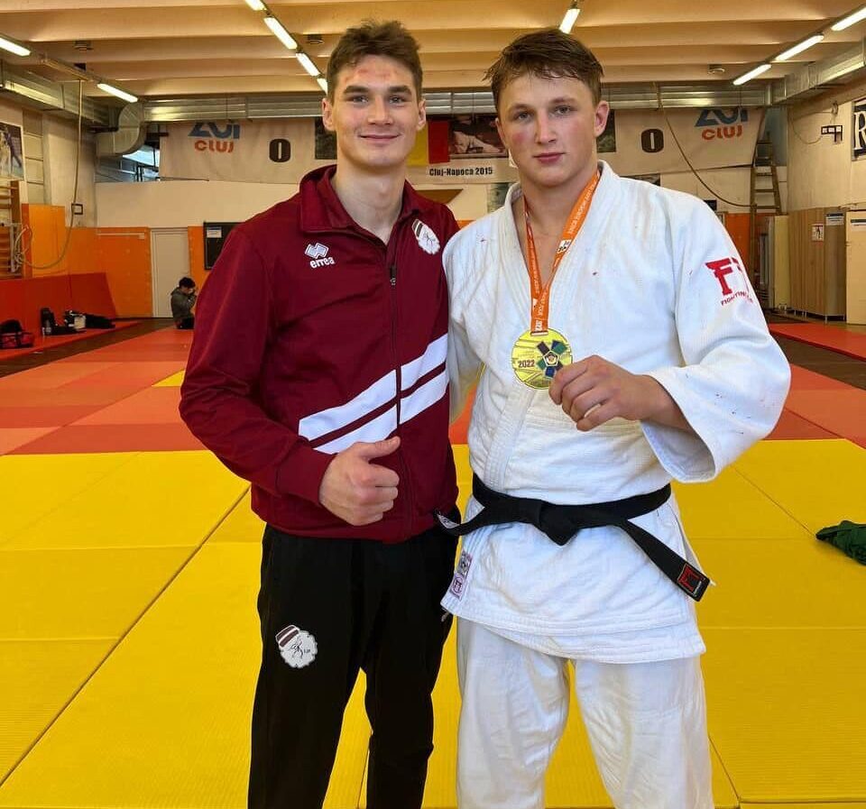 Džudists Duinovs izcīna zelta medaļu Eiropas junioru kausa posmā