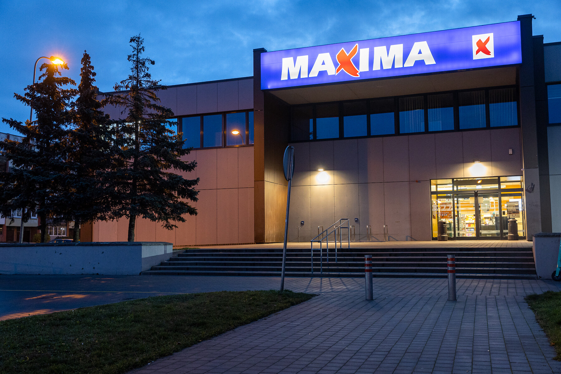 Rekonstruēta O. Kalpaka ielas “Maxima”