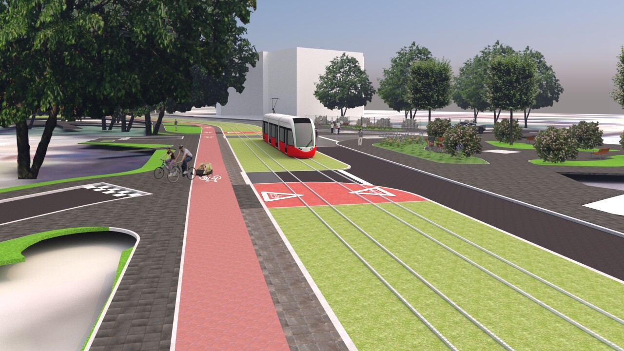 Tramvaja sliežu pārbūves dēļ daļēji slēgs satiksmi Lielajā ielā