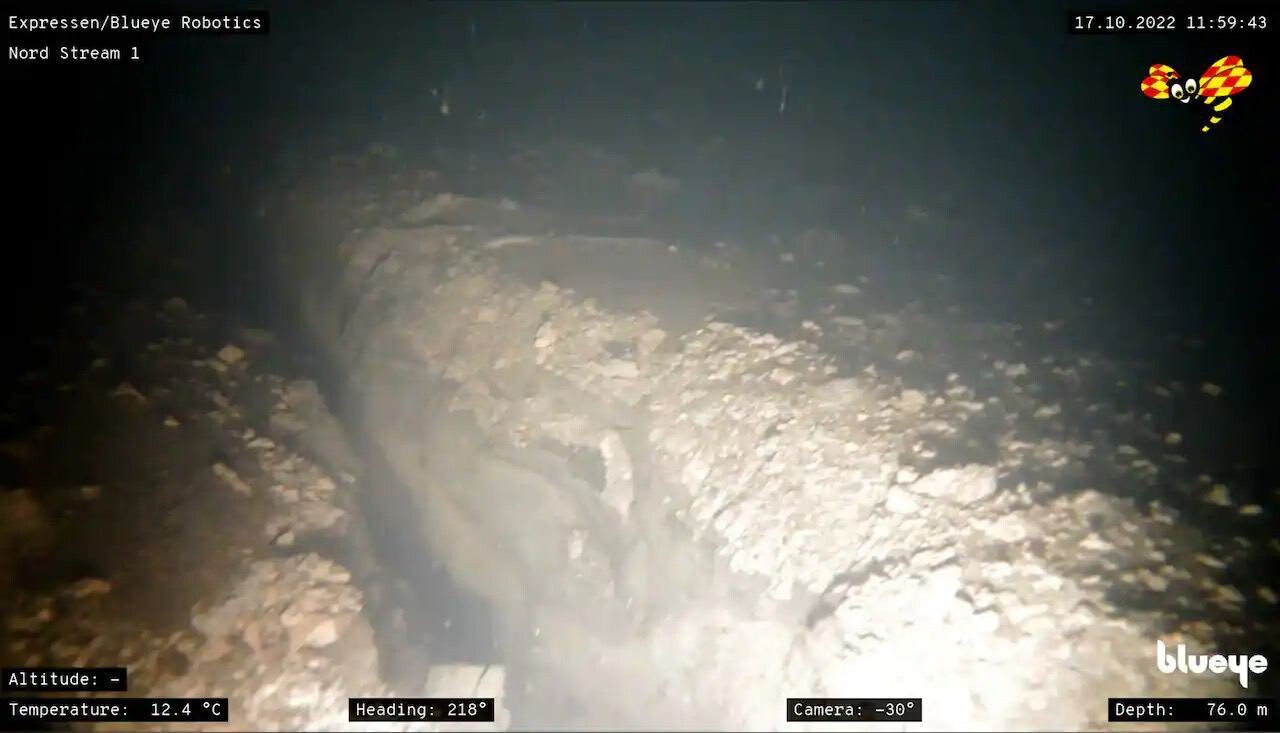Video: Eksplozijās iznīcināti 50 metri “Nord Stream 1”