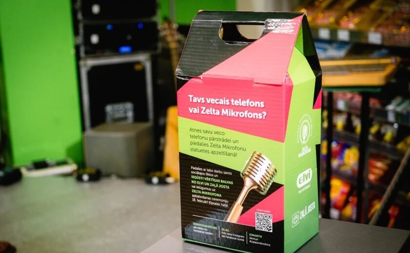 Aicina nodot pārstrādei nolietotus mobilos tālruņus “Zelta mikrofona” statuešu apzeltīšanai