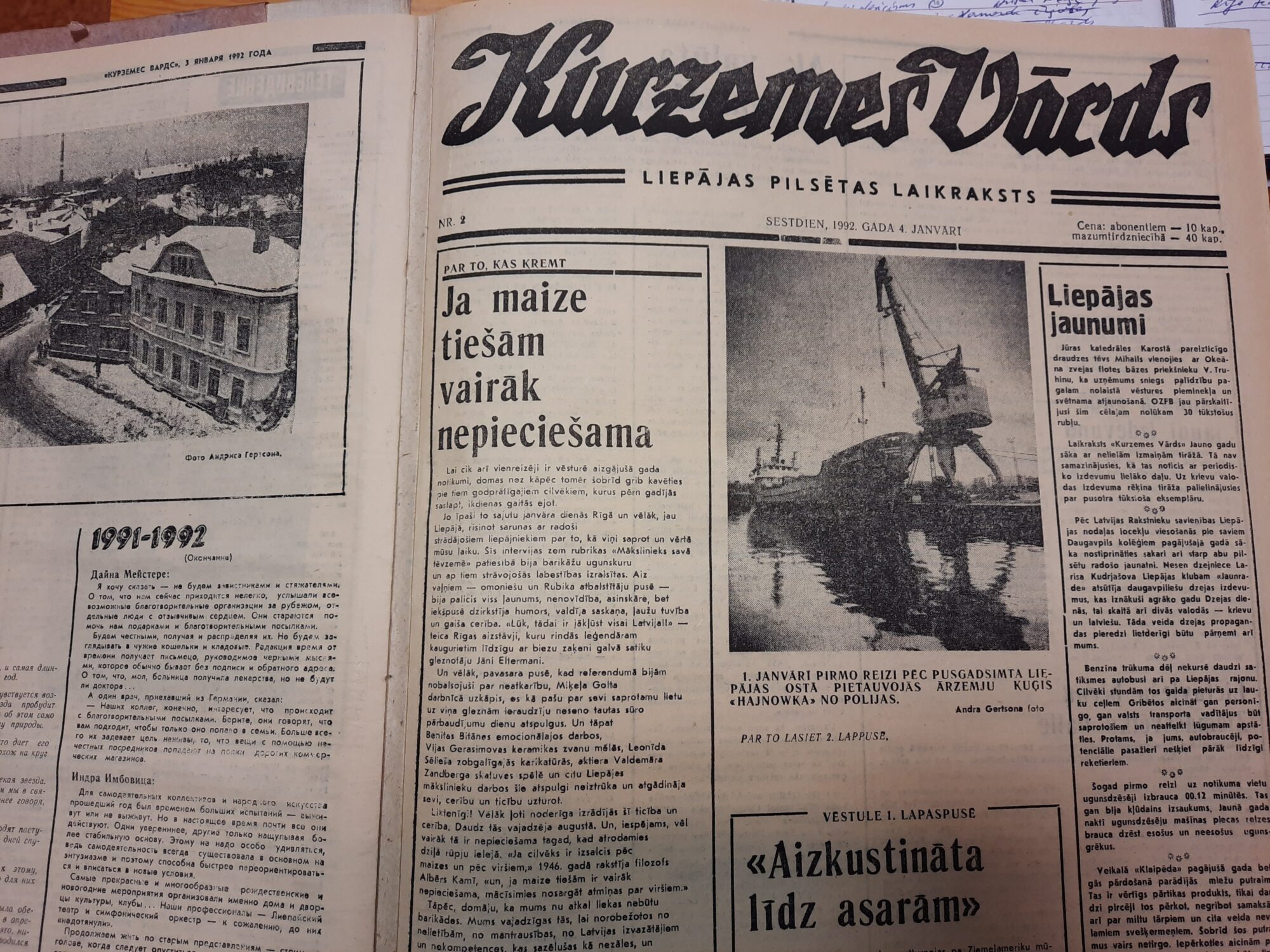 Vēstures līkloči “Kurzemes Vārdā”: Pārtikas nodaļa turīgiem cilvēkiem