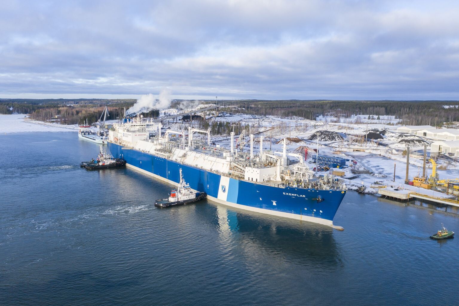 Inko LNG terminālis Somijā sācis darbību