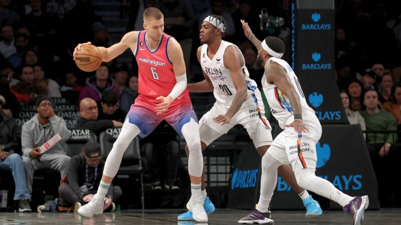 Porziņģim 38 punkti, “Wizards” otrajā puslaikā izsēj +21 un zaudē Bruklinā