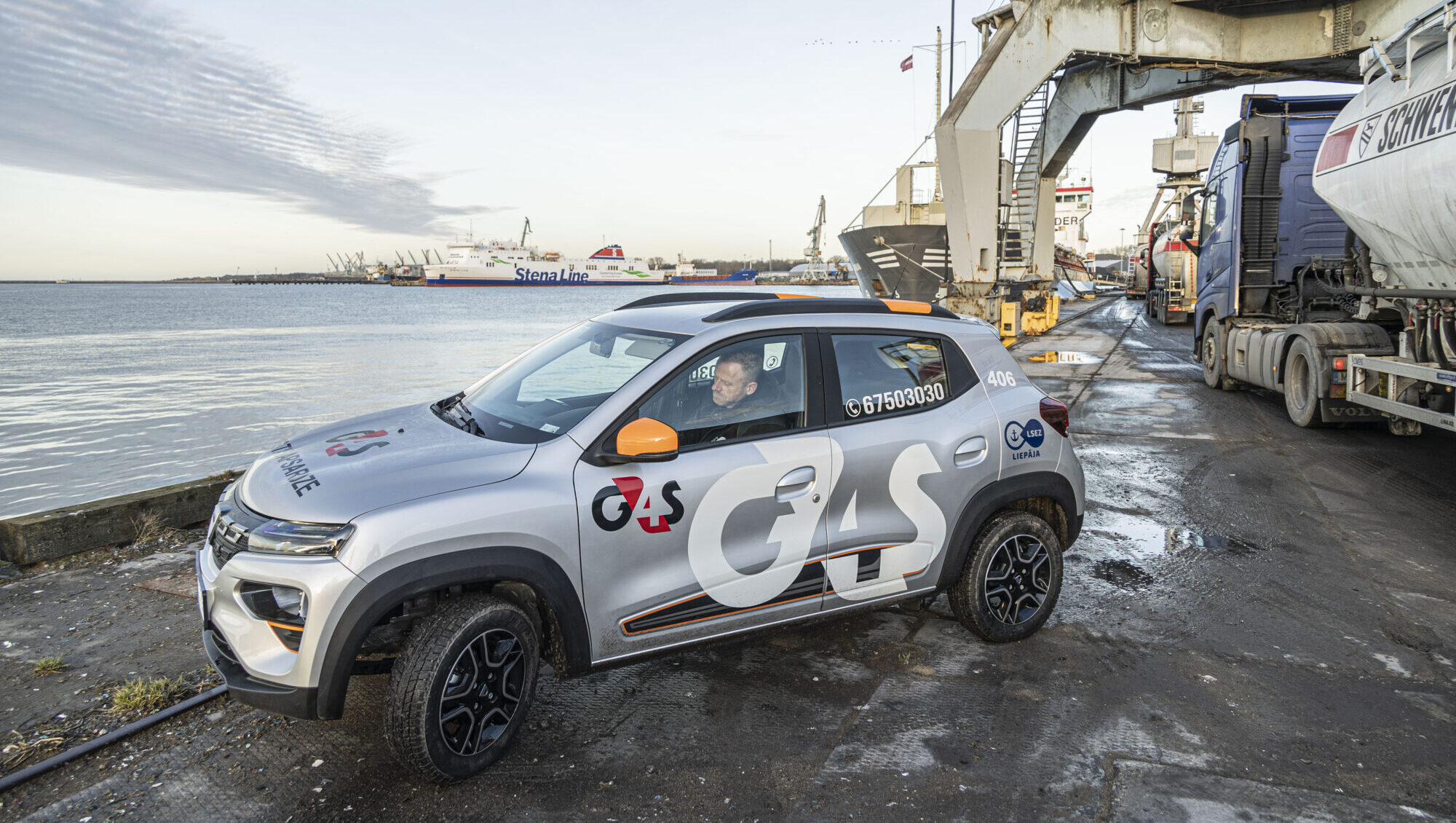 Liepājas ostā patrulēs ar elektroauto