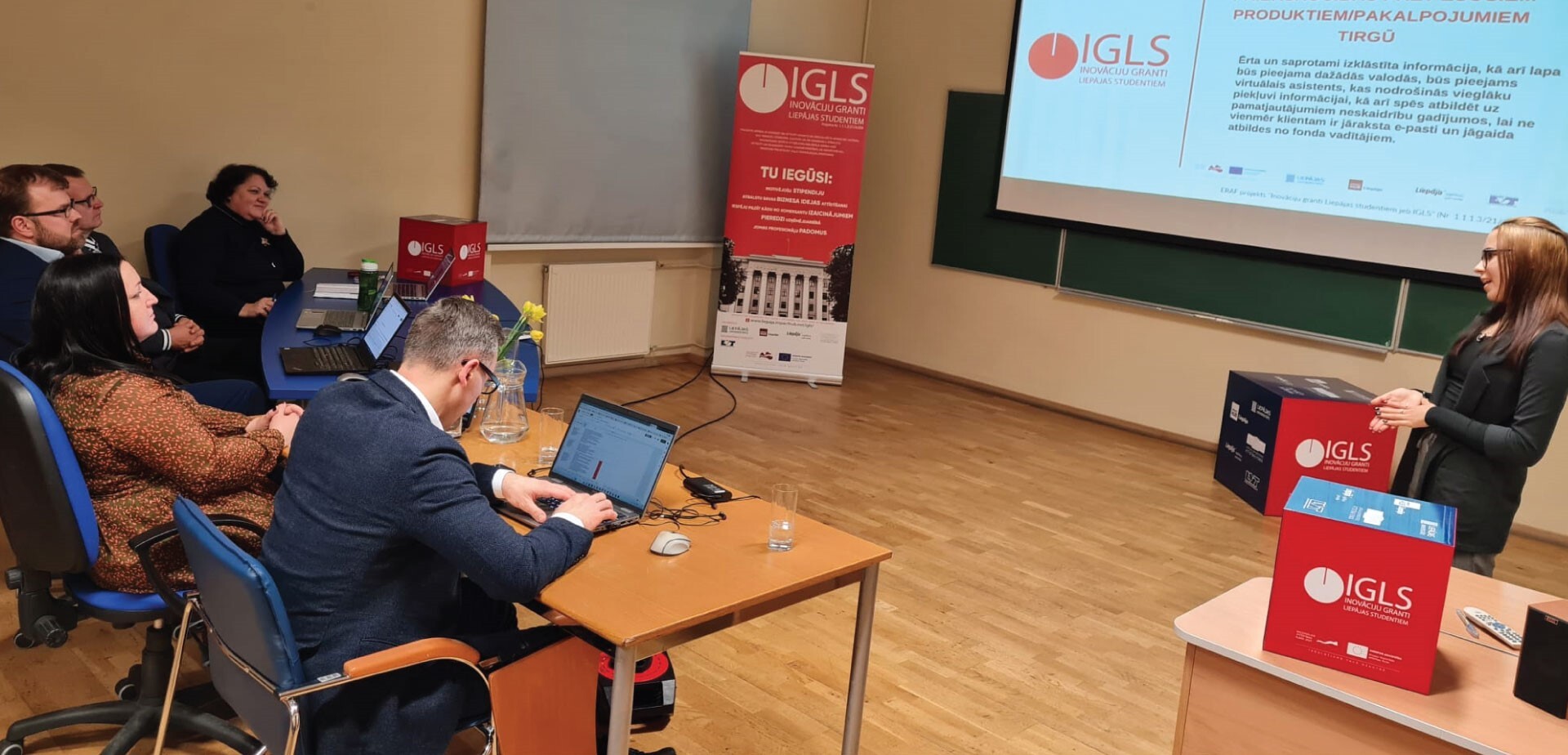 Jaunieši prezentē savus pieteikumus projekta IGLS trešajam ciklam
