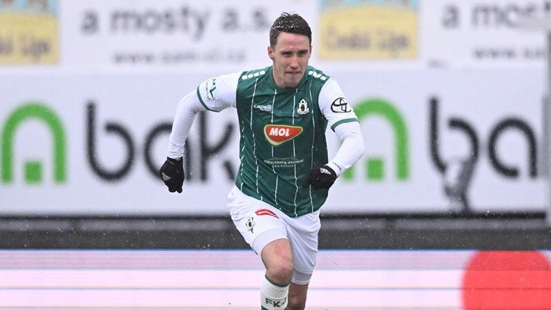 Ikaunieks dodas laukumā uz maiņu “Jablonec” panākumā Čehijas futbola čempionātā