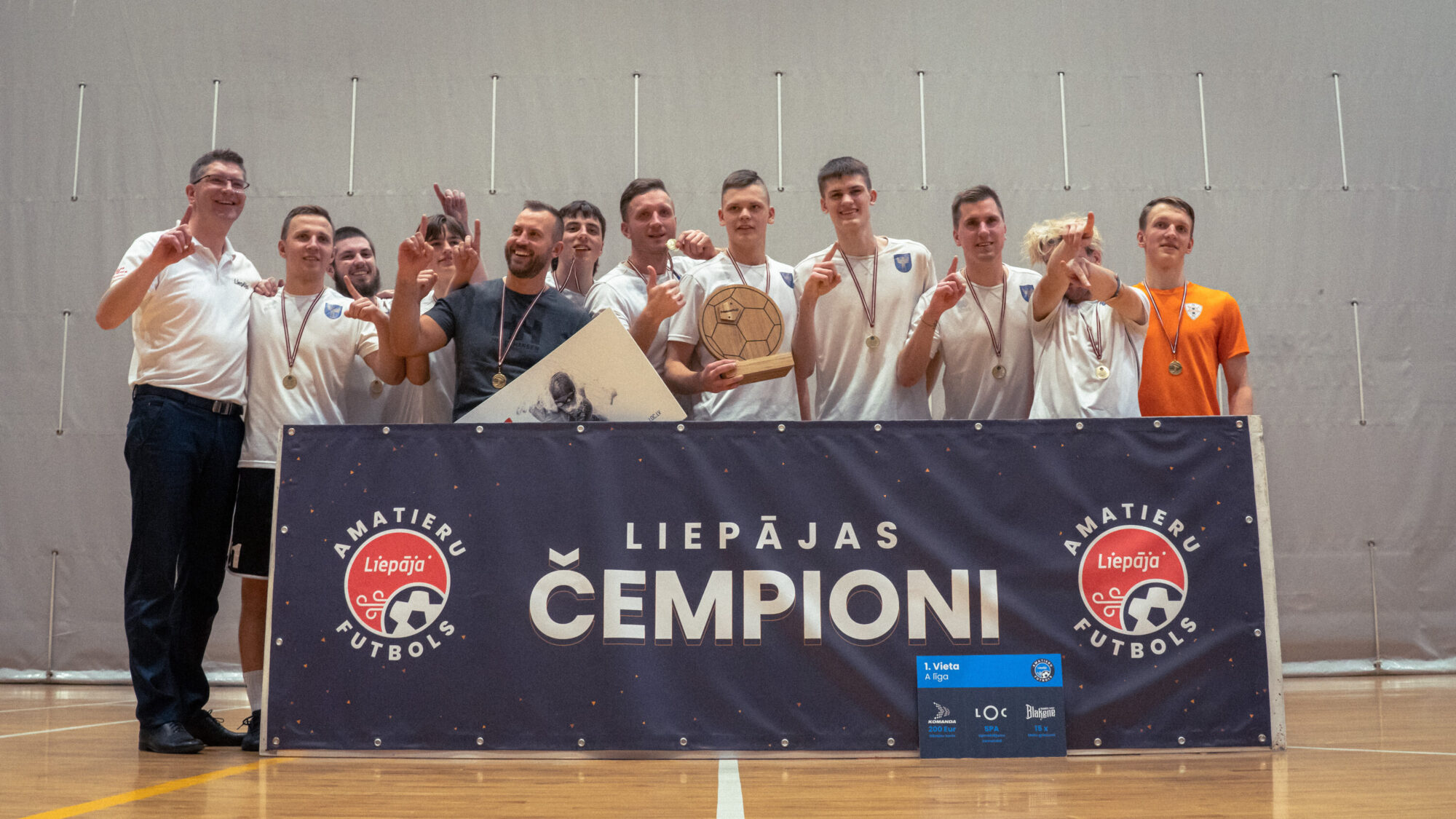 Kronēti Liepājas telpu futbola čempioni