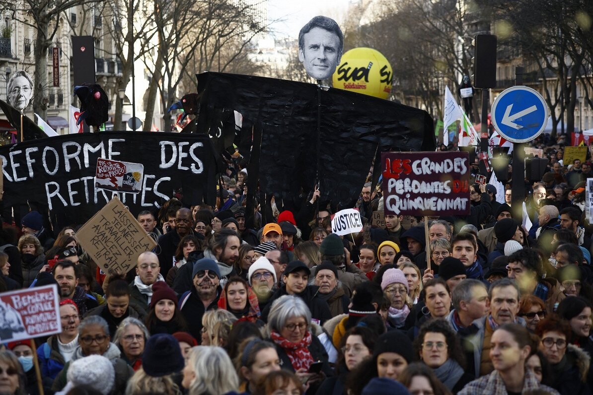 Francijā jaunas demonstrācijas un streiki pret pensiju reformu