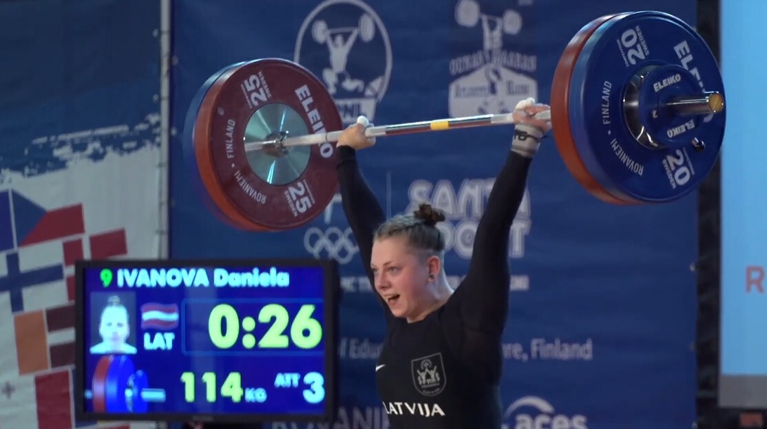 Svarcēlāja Ivanova izcīna bronzas medaļu Eiropas čempionātā