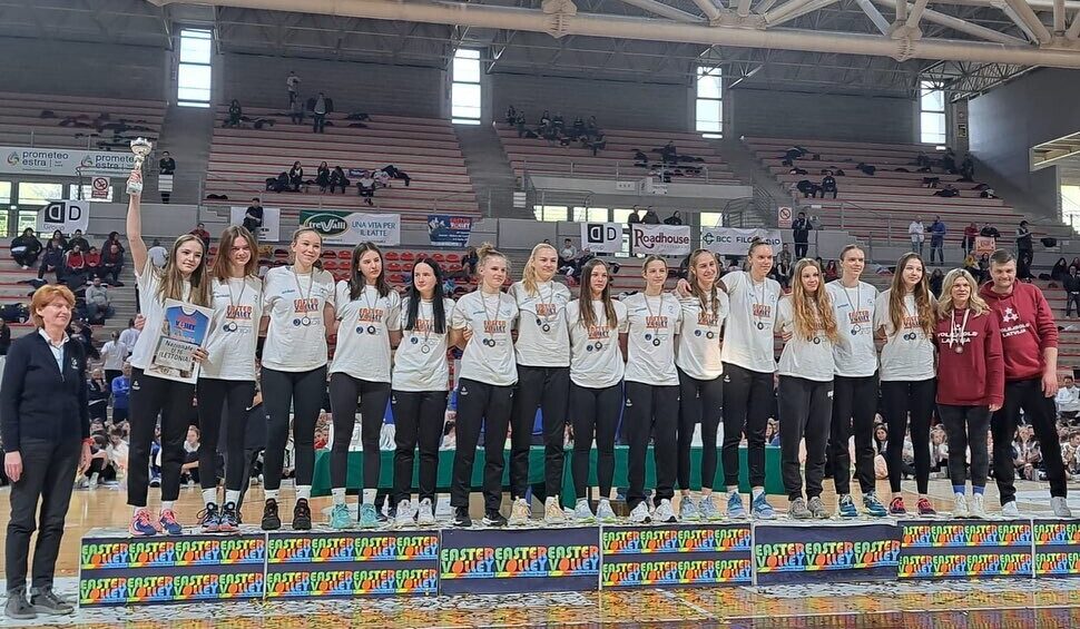 Liepājniece Alise Bogdane startē Latvijas U17 volejbola izlases sastāvā