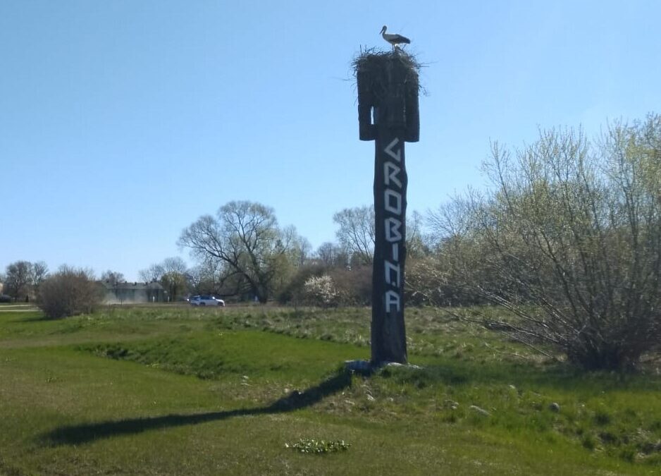 Atgriezušies Grobiņas robežzīmes apdzīvotāji stārķi