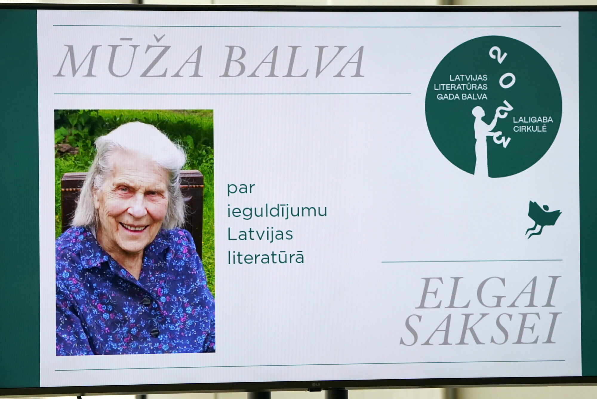 Mūža balvu par nozīmīgu ieguldījumu Latvijas literatūrā piešķirs tulkotājai Saksei