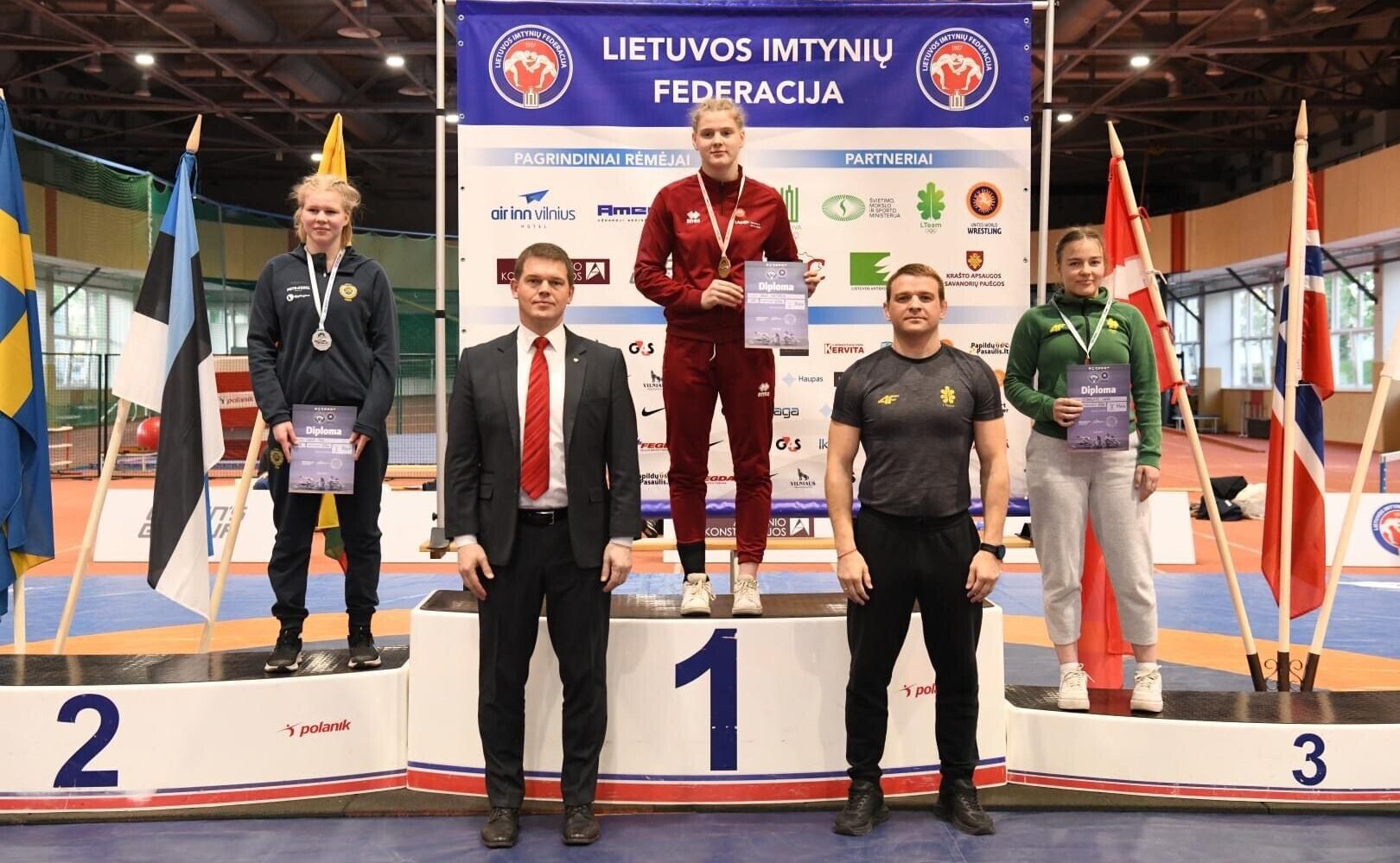 Viktorijai Irklei zelts, Tomam Irklim bronza Ziemeļvalstu čempionātā cīņas sportā