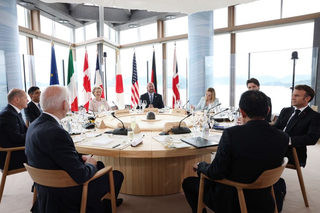 G7 apņemas mazināt ekonomisko atkarību no Ķīnas un aicina Pekinu mudināt Krieviju izbeigt karu Ukrainā