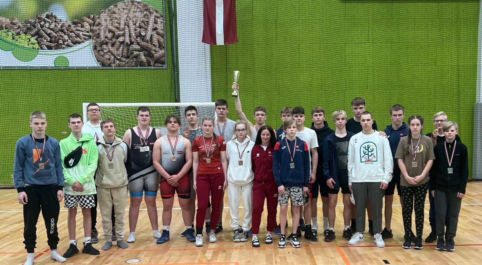 Komandu vērtējumā liepājniekiem pirmā vieta grieķu-romiešu cīņā