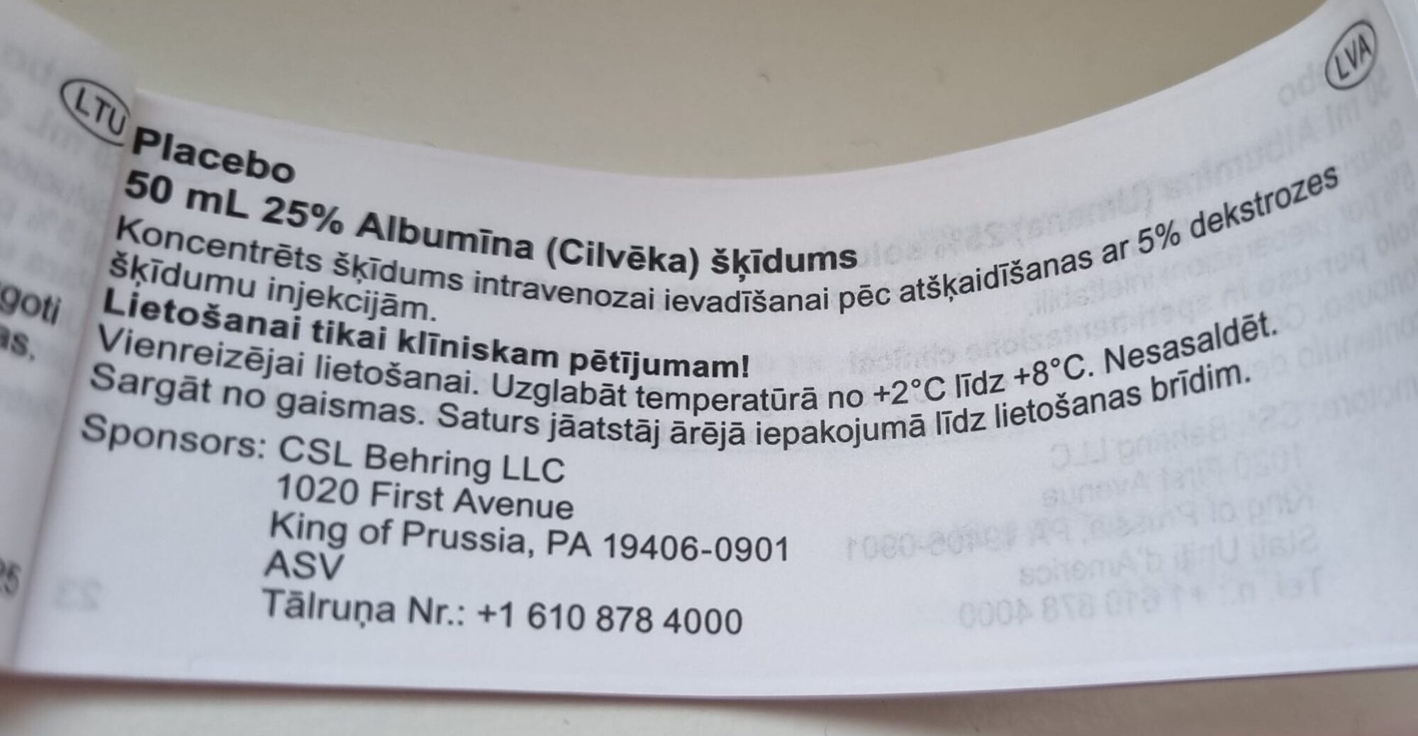 Skandāls ar placebo medikamentu un slimnīcas atvainošanos
