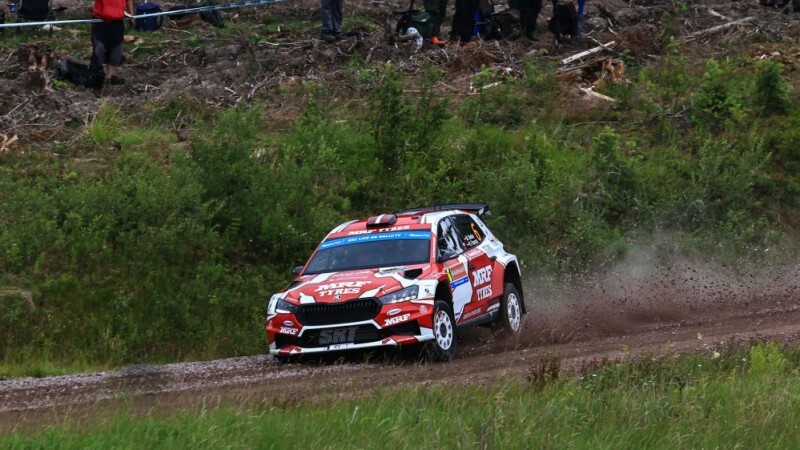 Seska ekipāžai 13.vieta pirms ERC Čehijas rallija pēdējās dienas