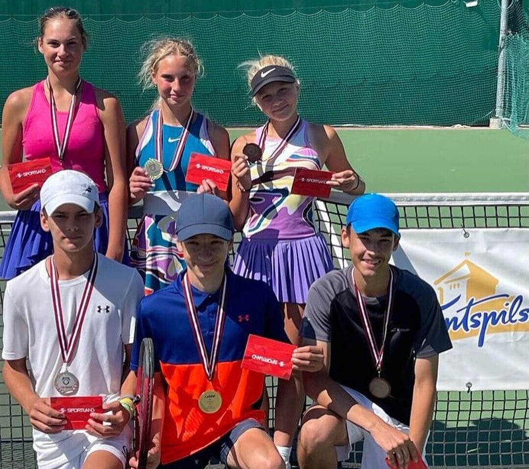 Tenisiste Paula Gurecka no Ventspils atved sudrabu
